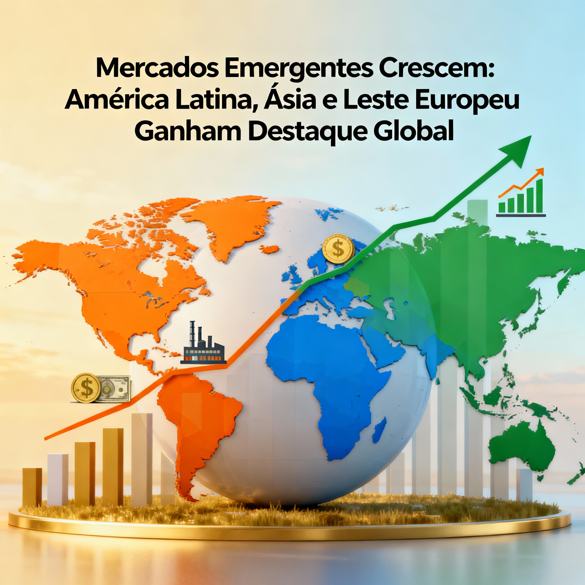 Mercados Emergentes Crescem: América Latina, Ásia